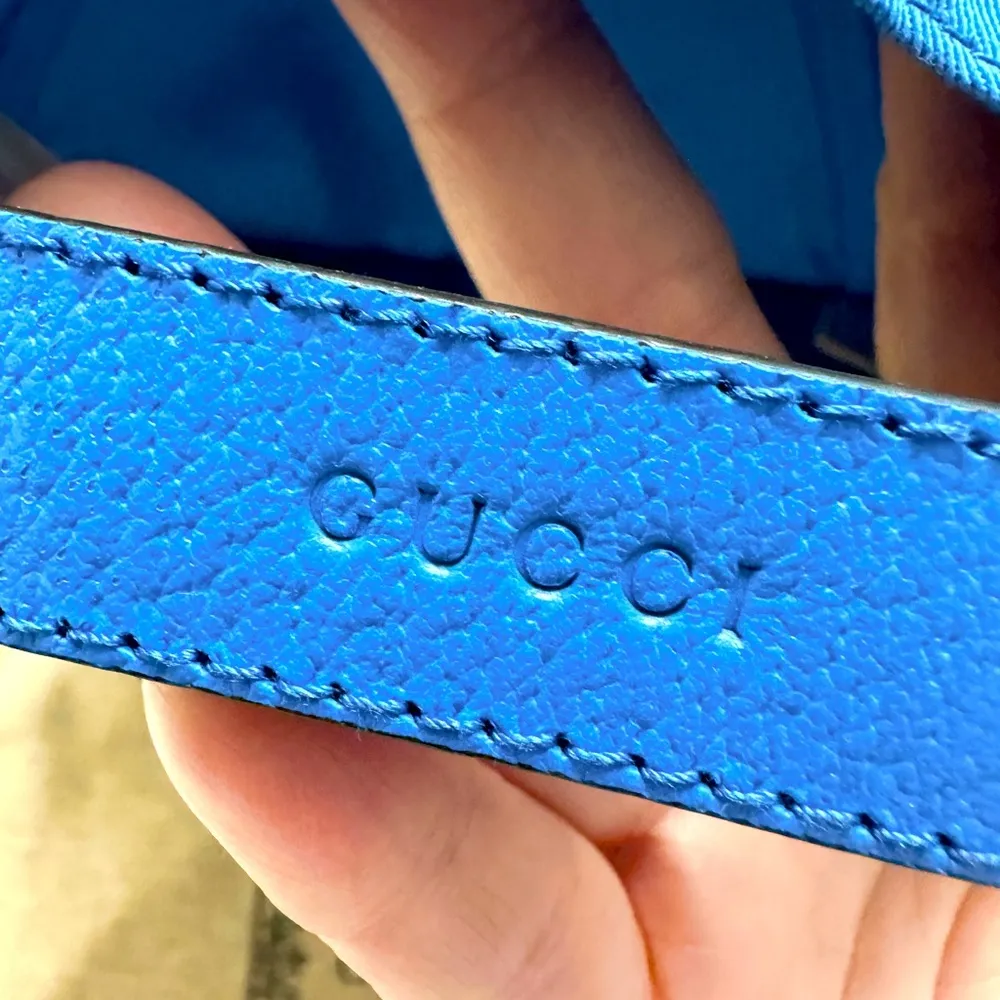 Gucci California Logo Sequin Baseball Hat - Image 5