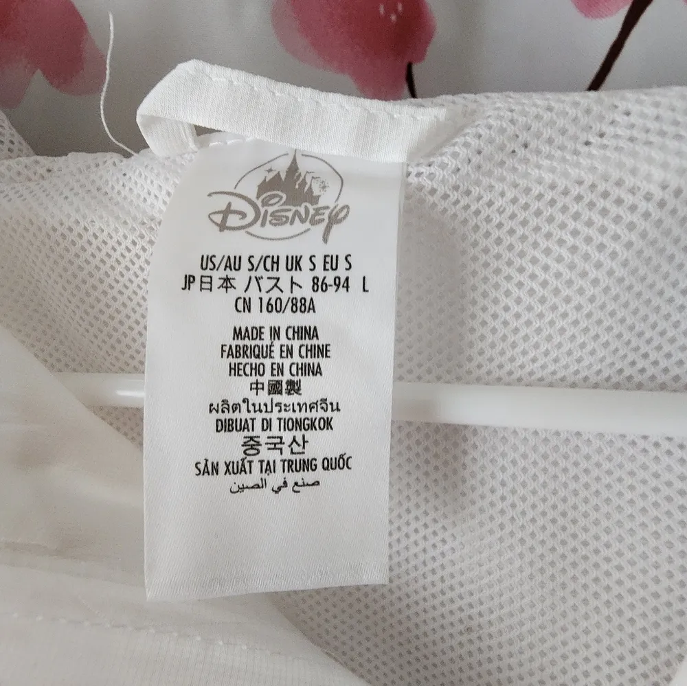 Walt Disney World 50th Anniversary White Rosegold Lightweight Zip Jacket Small - Image 6