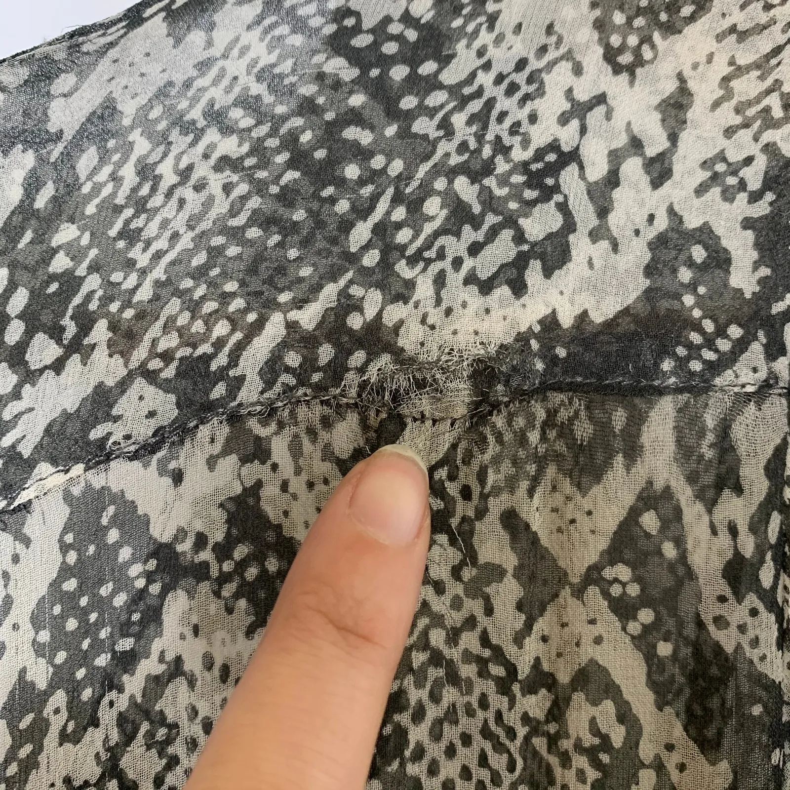 Zimmermann Phython Snake Sheer Silk Wide Leg Jumpsuit Womens 0 - Image 13