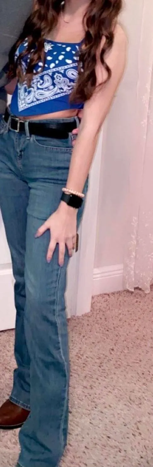 Blue Bandana Top - Image 2