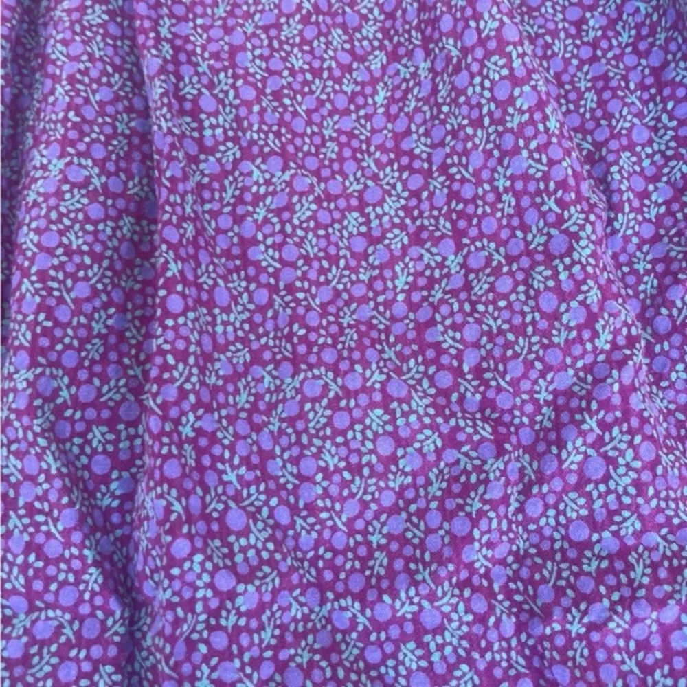 Easel Smocked Floral Ruffle Mini Dress or Tunic Blouse Womens Small - Image 4