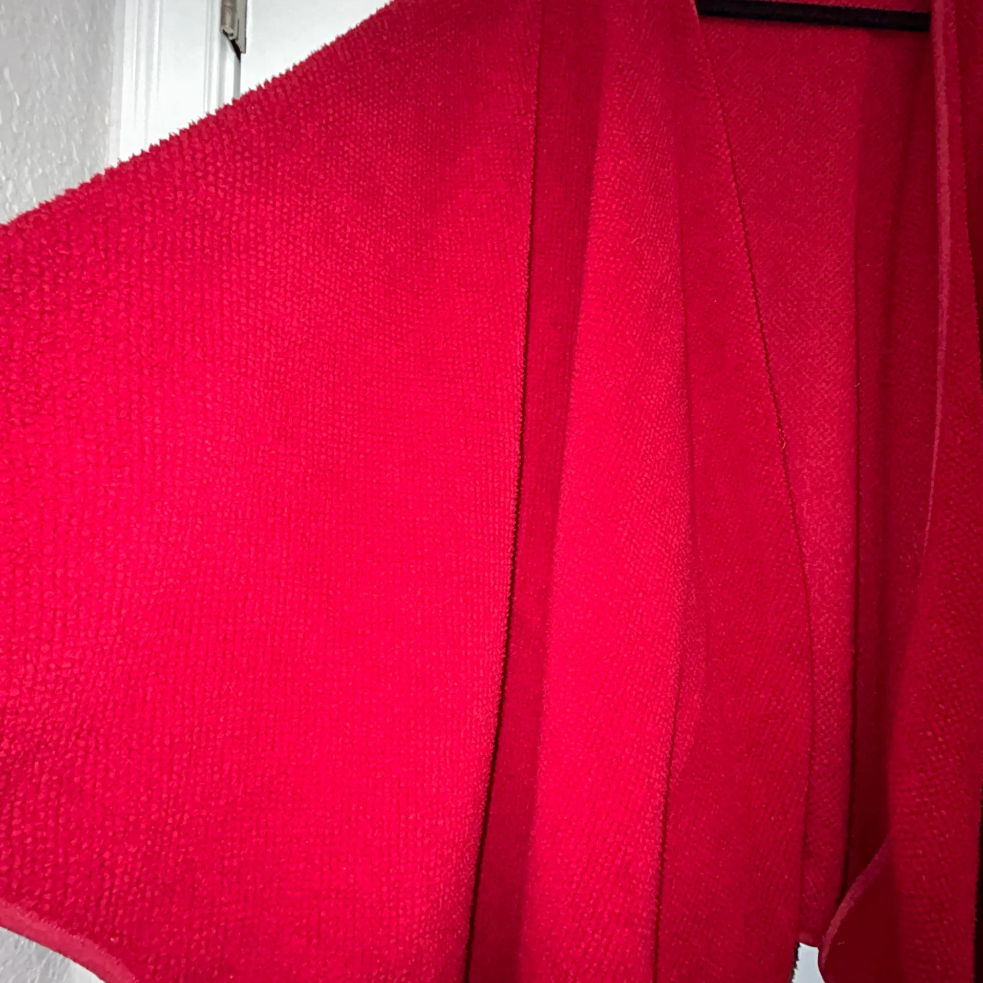 Sandra Poncho Shawl Sweater Red - Image 3