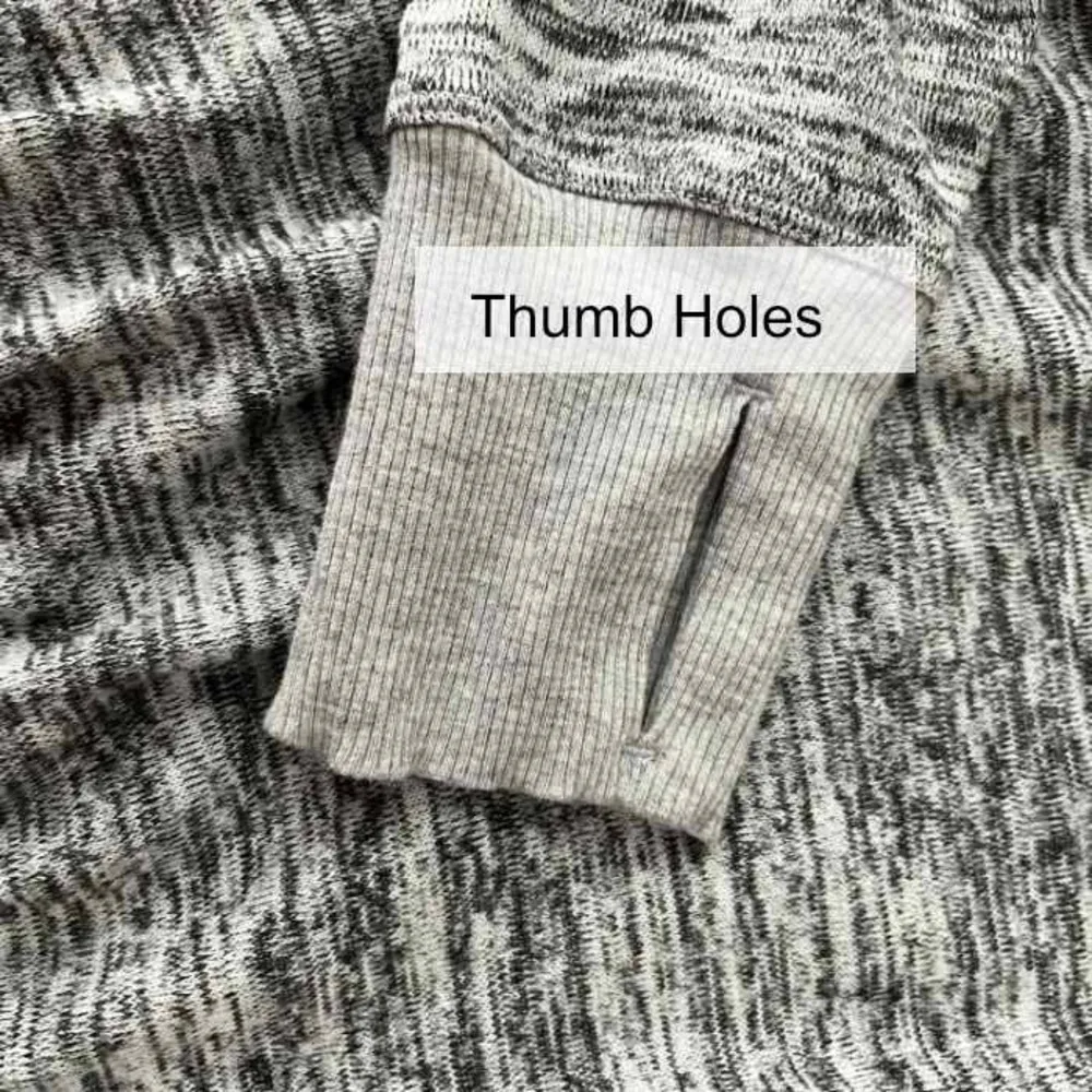 Athleta Gray Heathered Batwing &‎ Robin Full Zip Sweat Jacket - Image 9