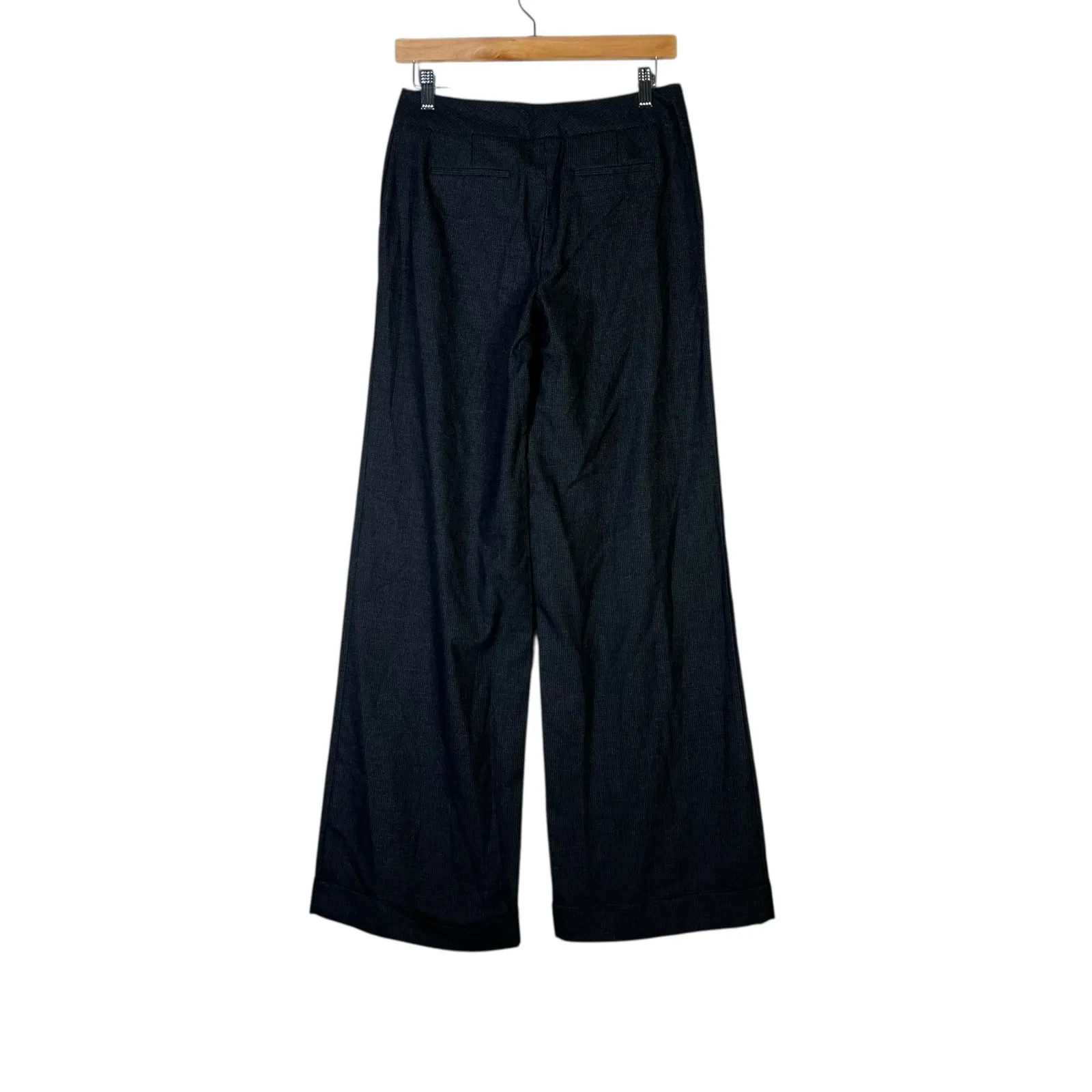 Body by Victoria Marisa Fit Wide Leg Dress Pants Womens 2 Black Work Classic - Image 4