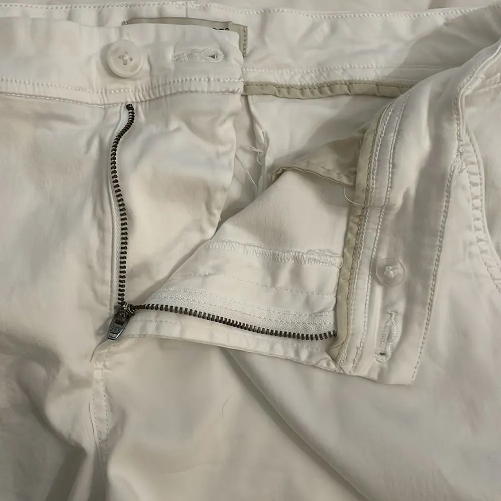 Liverpool Jeans White Johnny Short Womens Size 16 / 33 Stretch XM9068th - Image 3