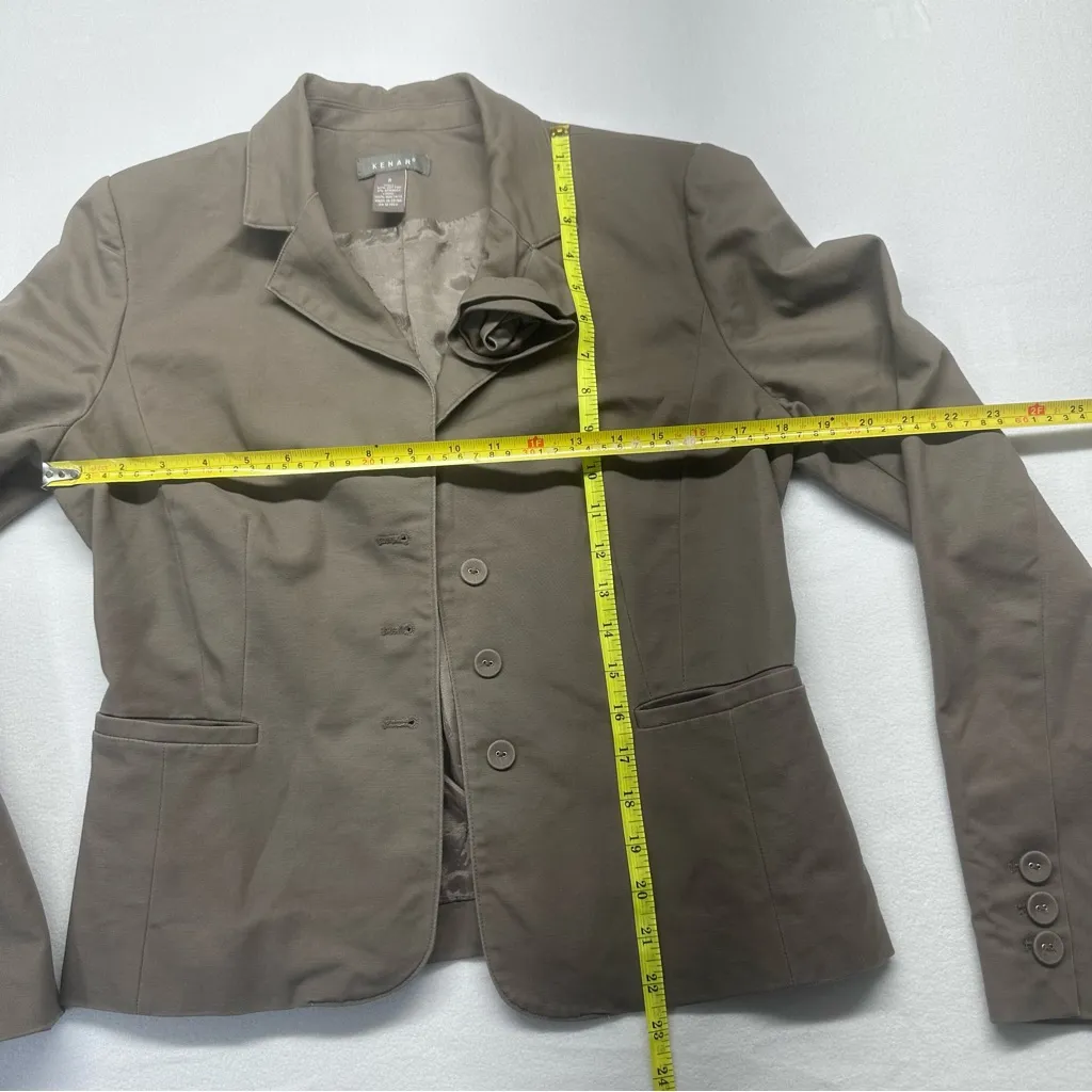 Kenar Brown Blazer Tailored Suit Jacket - Image 9