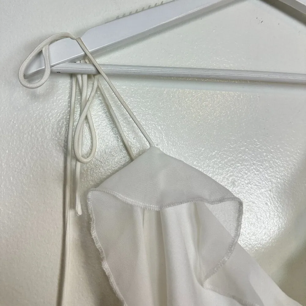 BARDOT Marsella Ruffle Cocktail Dress in Orchid White Size US 4 - Image 5