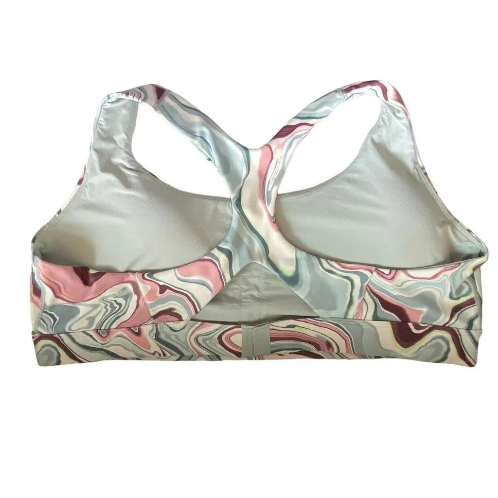 Athleta 981760 Ultimate Printed Sports Bra D-DD Marble Multi Women's 3X NWT $54 - Image 4