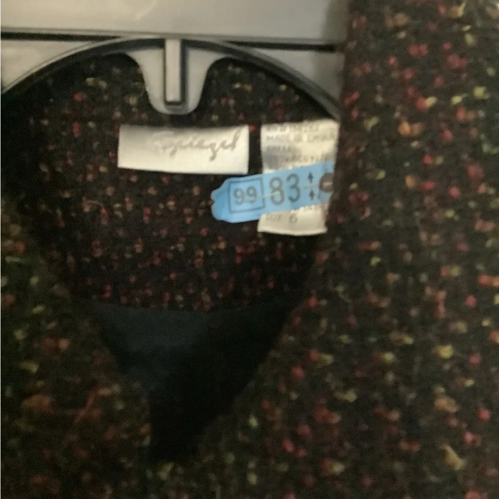 Ladies Multi Color Double Breasted Coat - Image 2