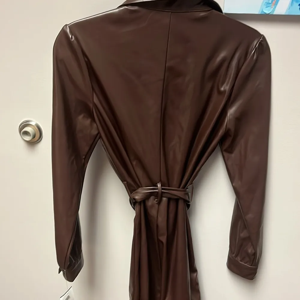 Vegan leather dress 🤎 - Image 7