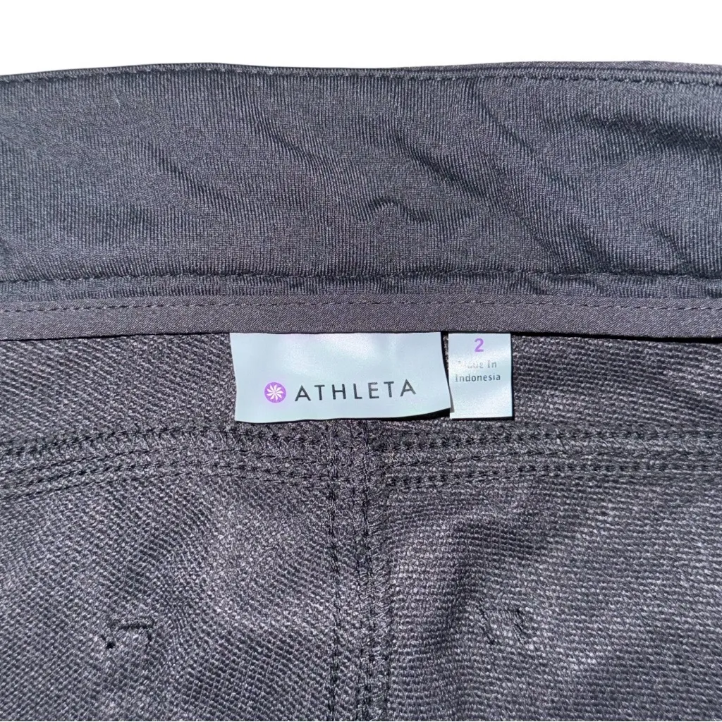 Athleta Wander Pants Women’s 2 Black Trek Tech Adventure Hiking Outdoor Stretch - Image 8