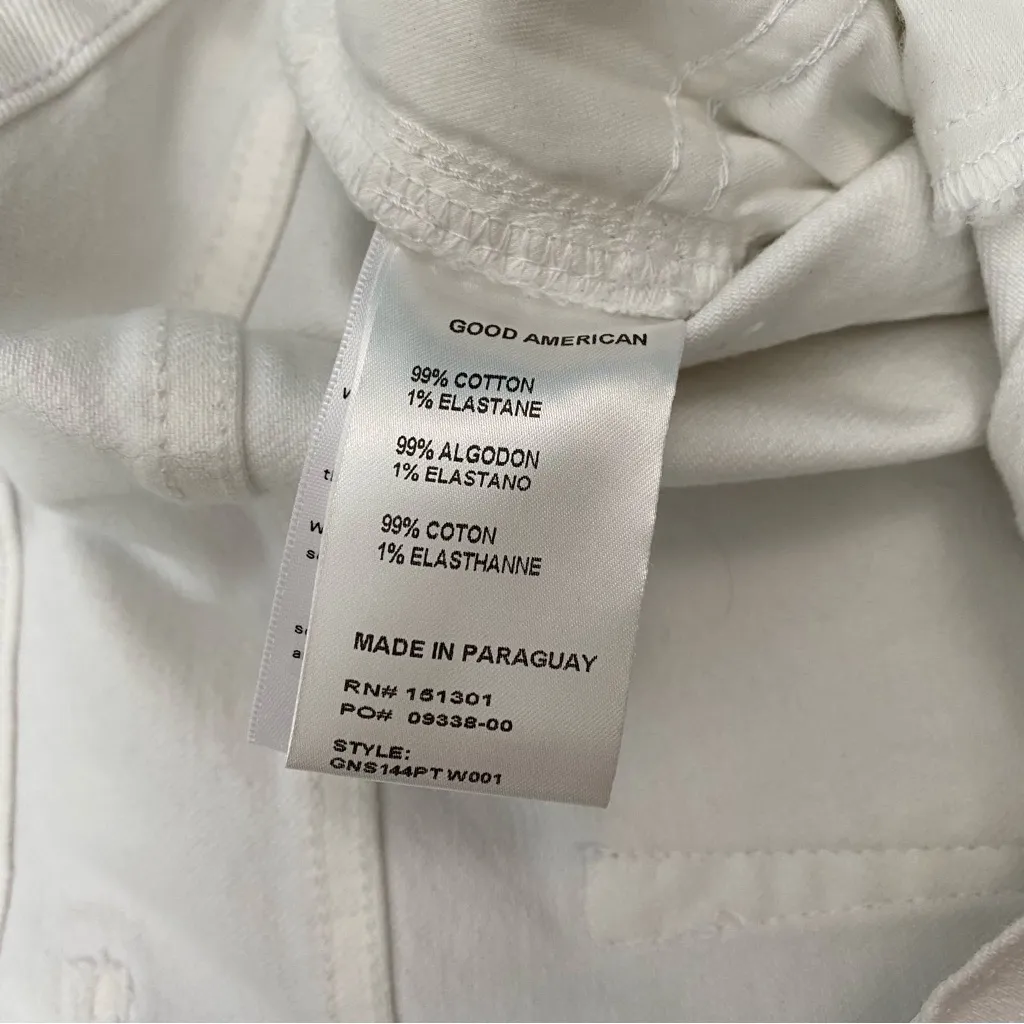 Good American Good‎ 90s Short White 18 - Image 6