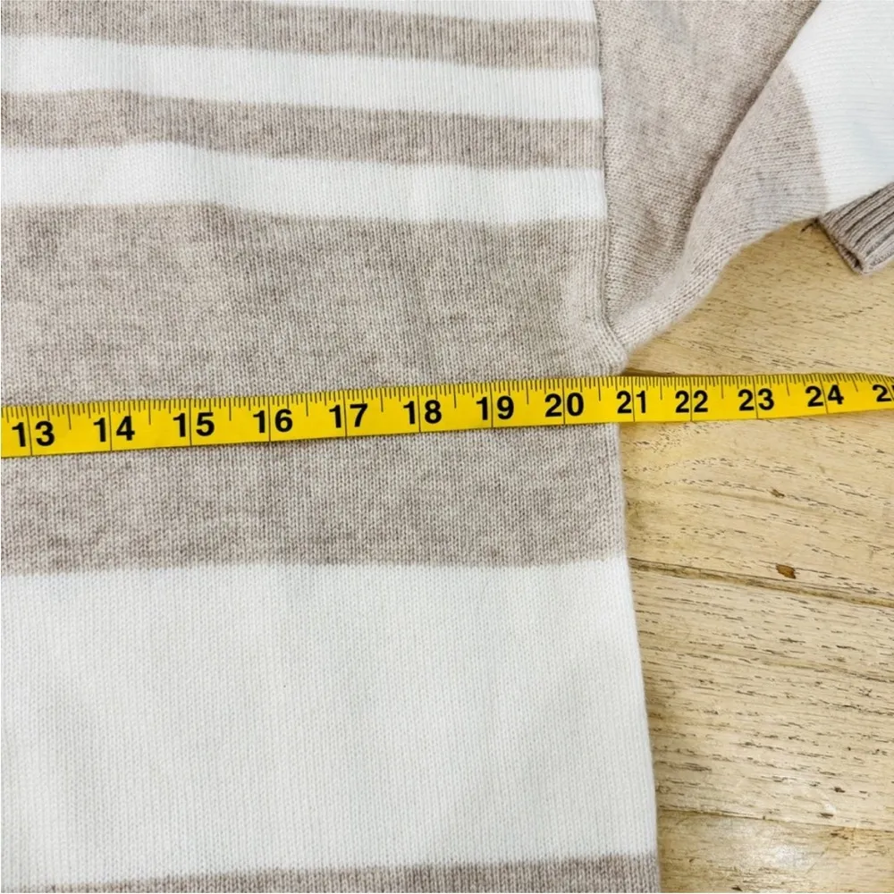 J. McLaughlin 100% cashmere cream tan turtleneck sweater NWT - Image 12