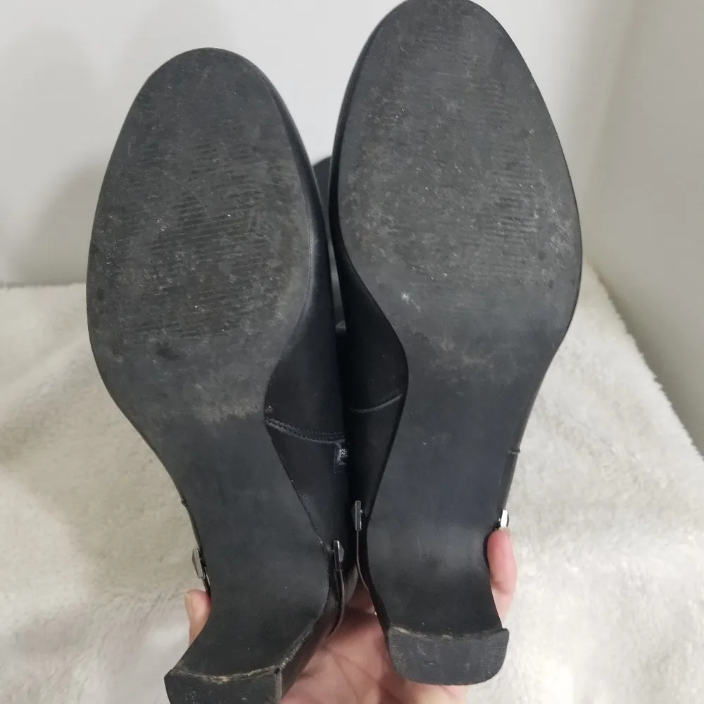 Rebel "Jenny" Leather Boots Black Size 7.5 - Image 5