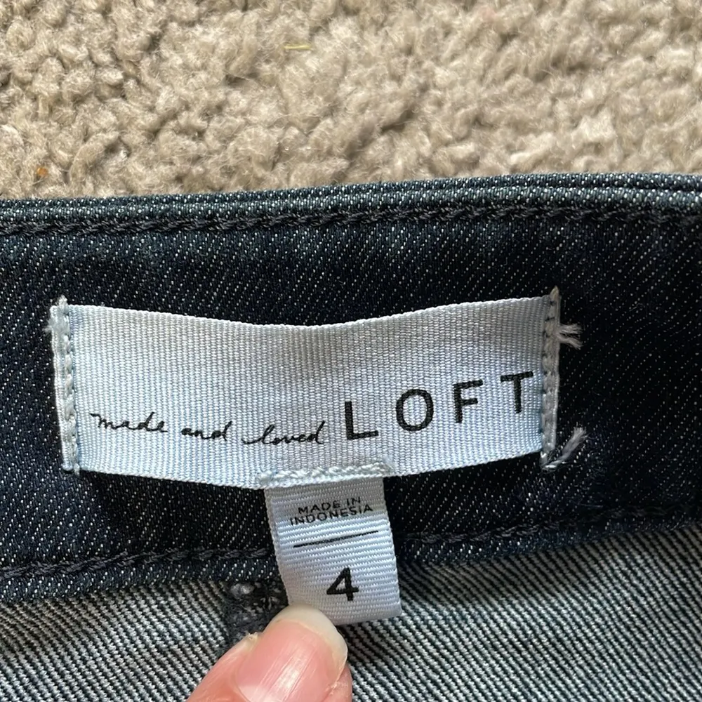 LOFT Women’s Denim Sailor Button Up Mini Skirt | Size 4 - Image 4