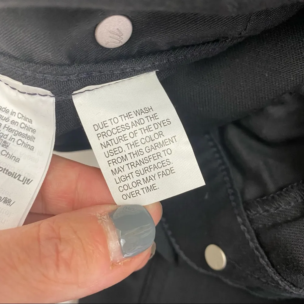 Madewell 10” High Rise Skinny Jeans Tencel Denim Edition: Lunar Black Wash - Image 12