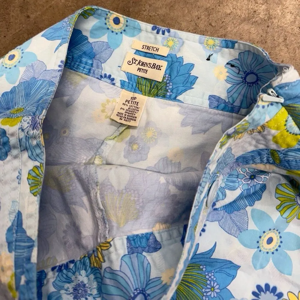 Vintage y2k groovy floral retro mini skirt - Image 5