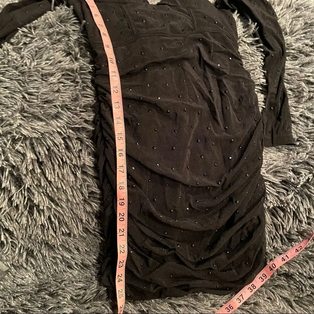 Privy Studded Rhinestone Dress- Size Medium - Image 8