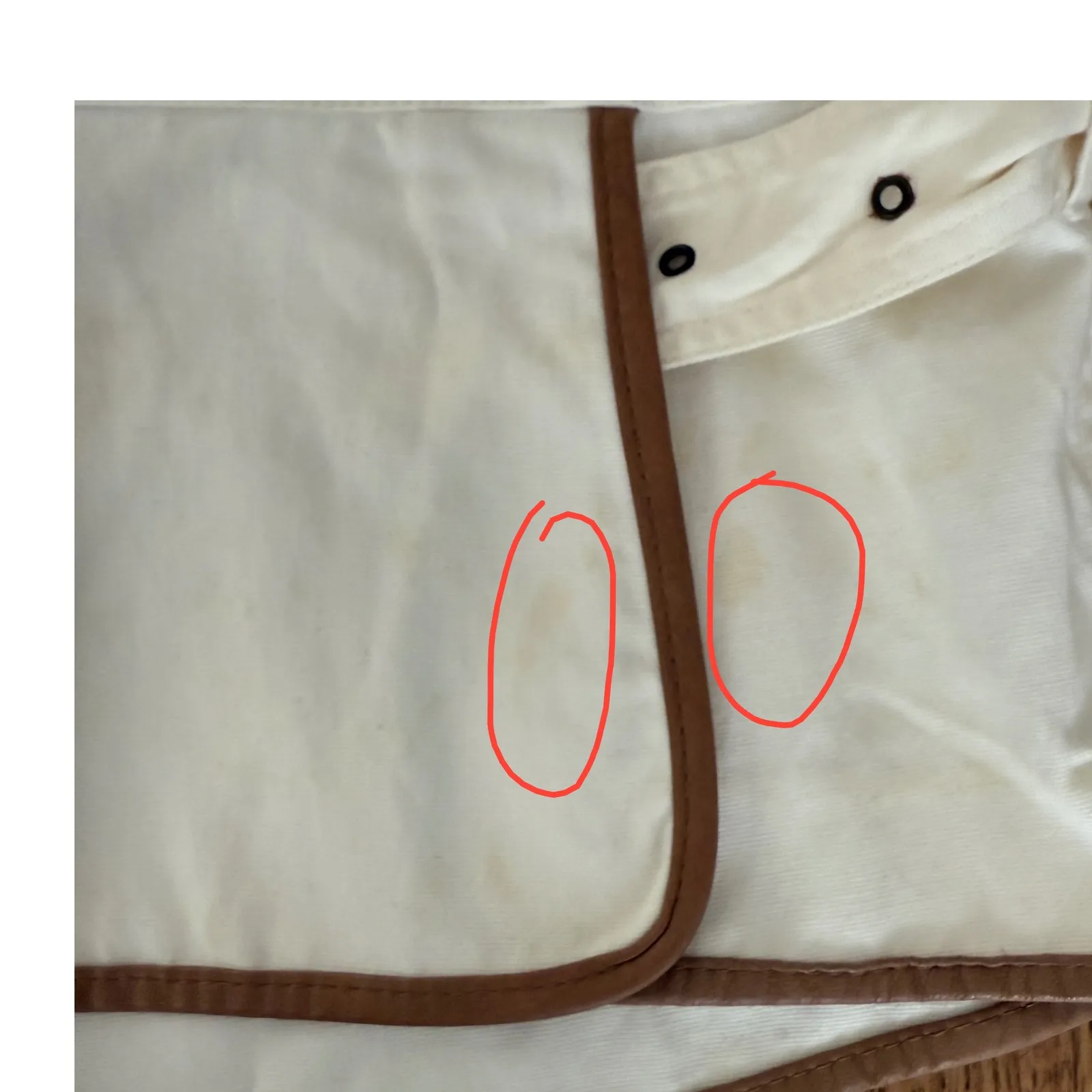 Burberry Faversham Ivory Brown Trim Cotton Blend Belted Jacket UL - Image 4