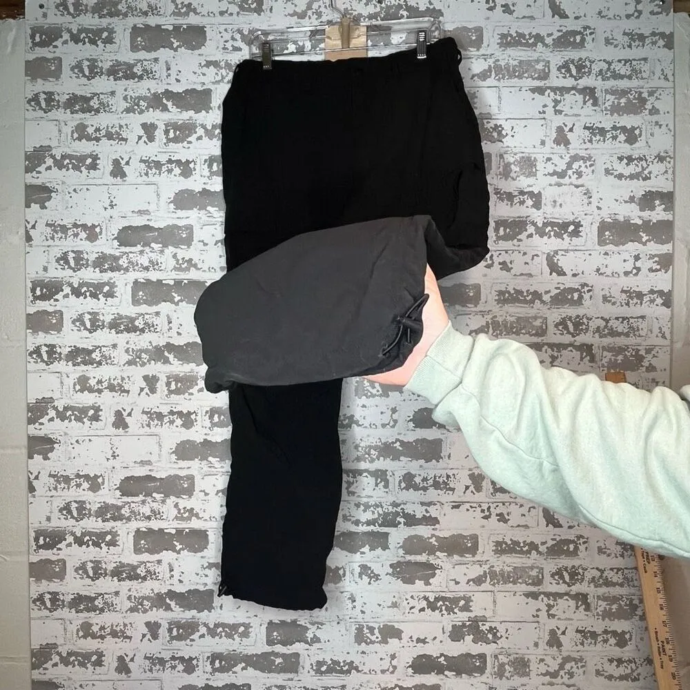 American Eagle | women black parachute pants - Image 6