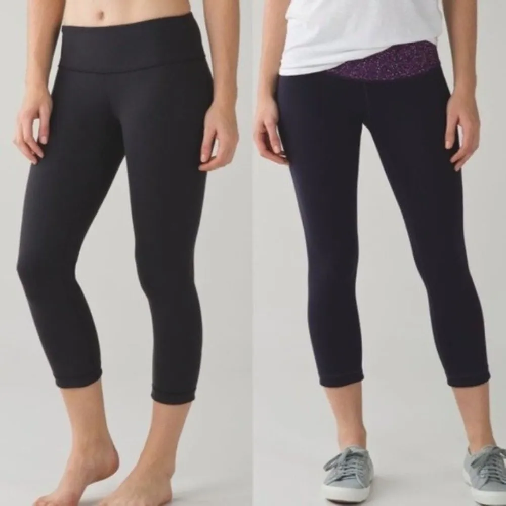 Lululemon Wunder Under Reversible Leggings Size 6 - Image 2