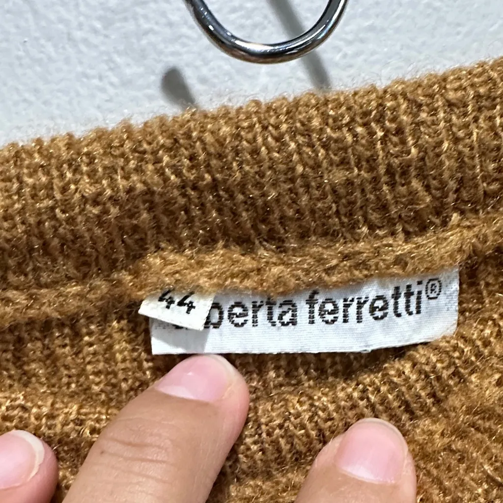 Alberta Ferretti Camel A - Image 3