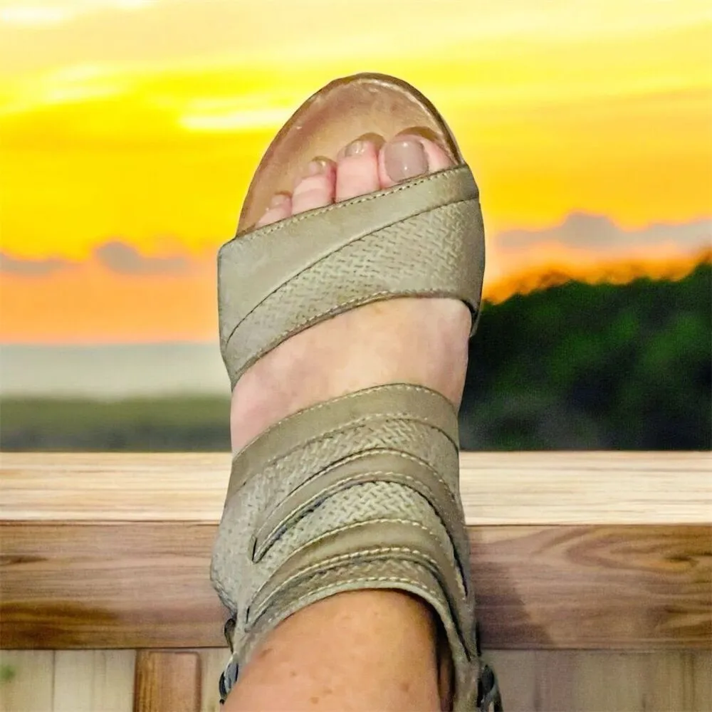 Miz Mooz Cyrus Women's Slingback Sandal Brown Size 8 Casual - Image 9