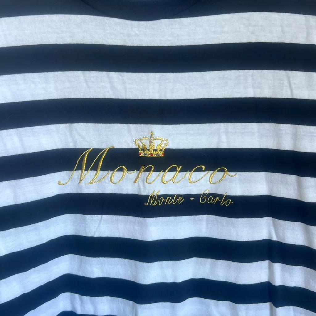 T‎ shirt dress striped Black Size XL - Image 2