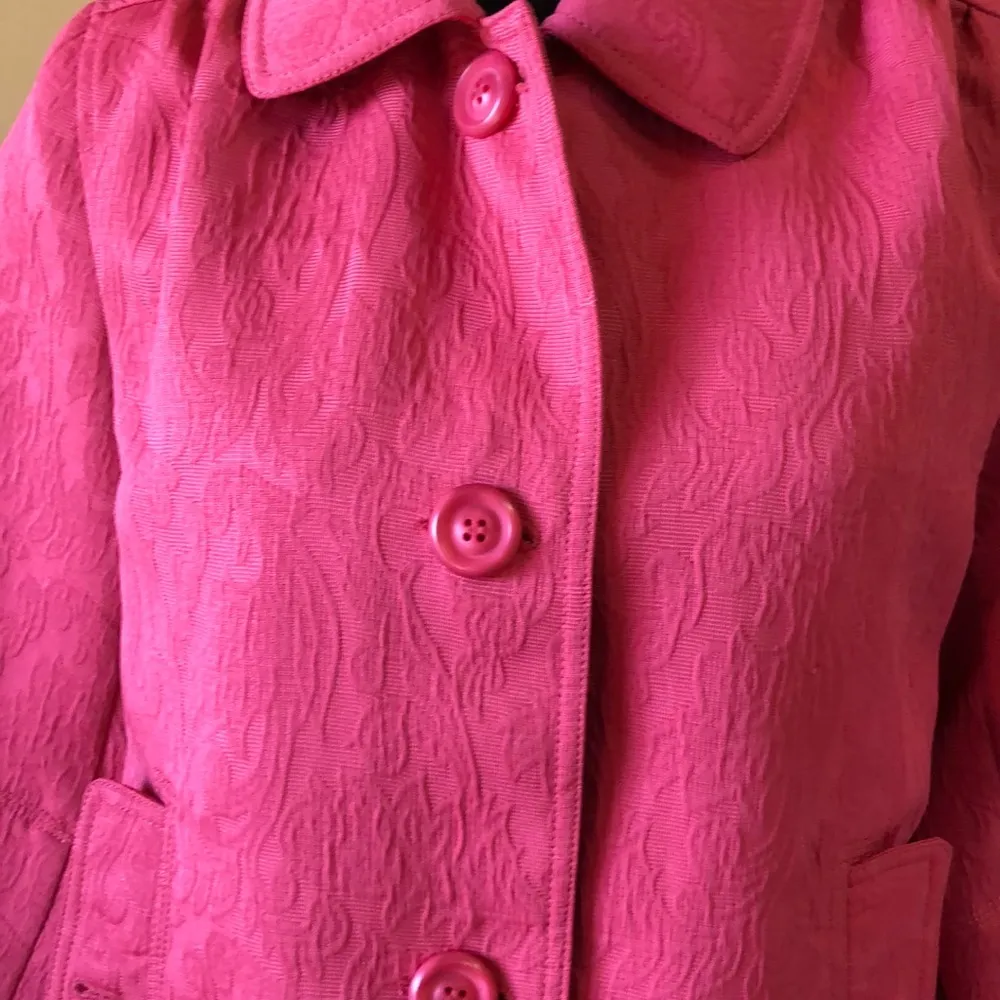 LAURA ASHLEY Pink 3/4 Sleeve Blazer Jacket Size M - Image 2