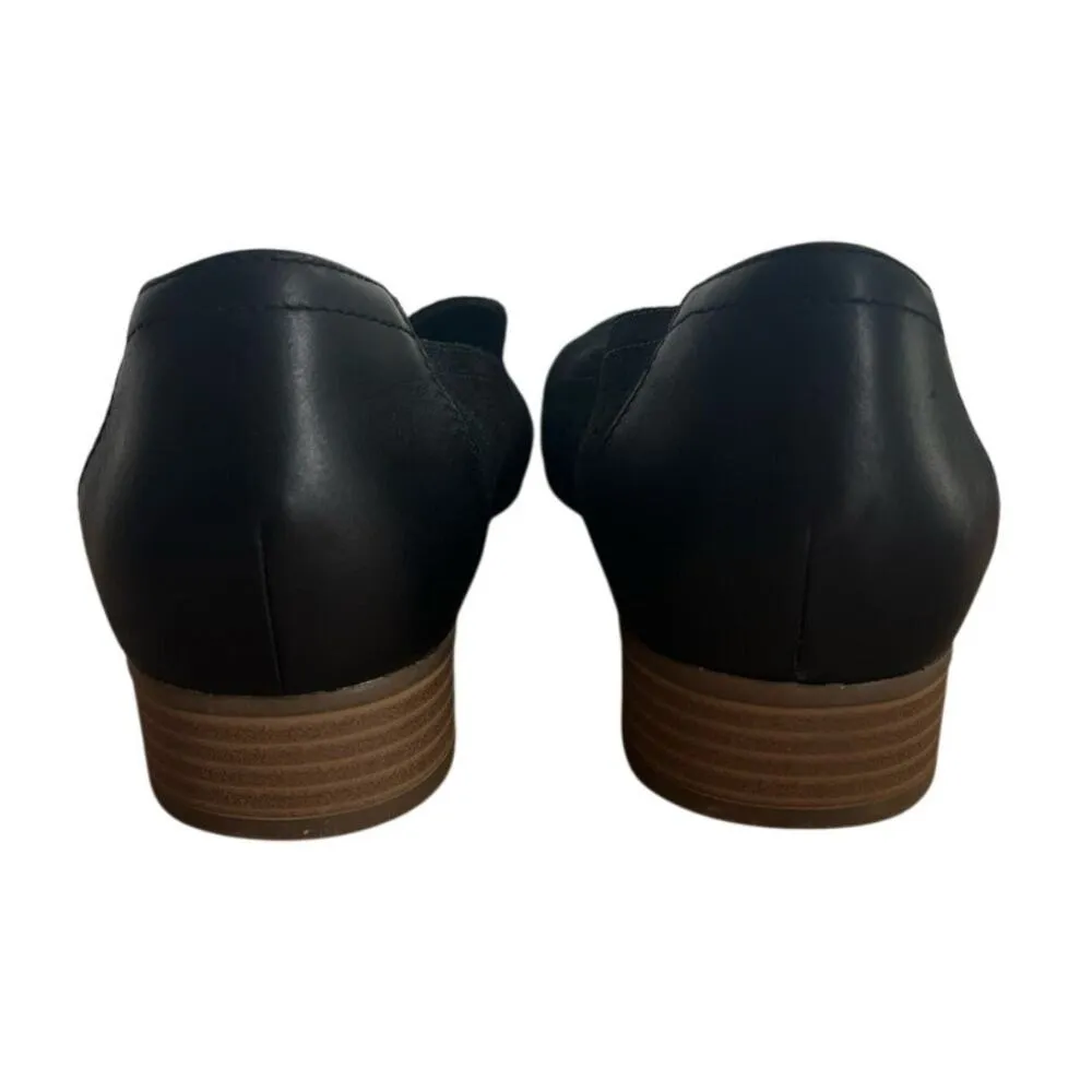 Clarks Collection Juliet Hayes Women's Black Perforated Loafers Shoes Size 9 - Image 4