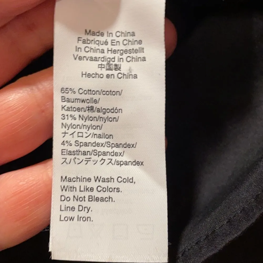 Universal Standard for J Crew Crisp Tie Black - Image 10