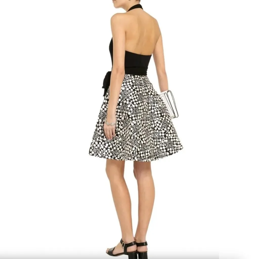 Diane Von Furstenburg Amelia Halter Wrap Dress - Image 2