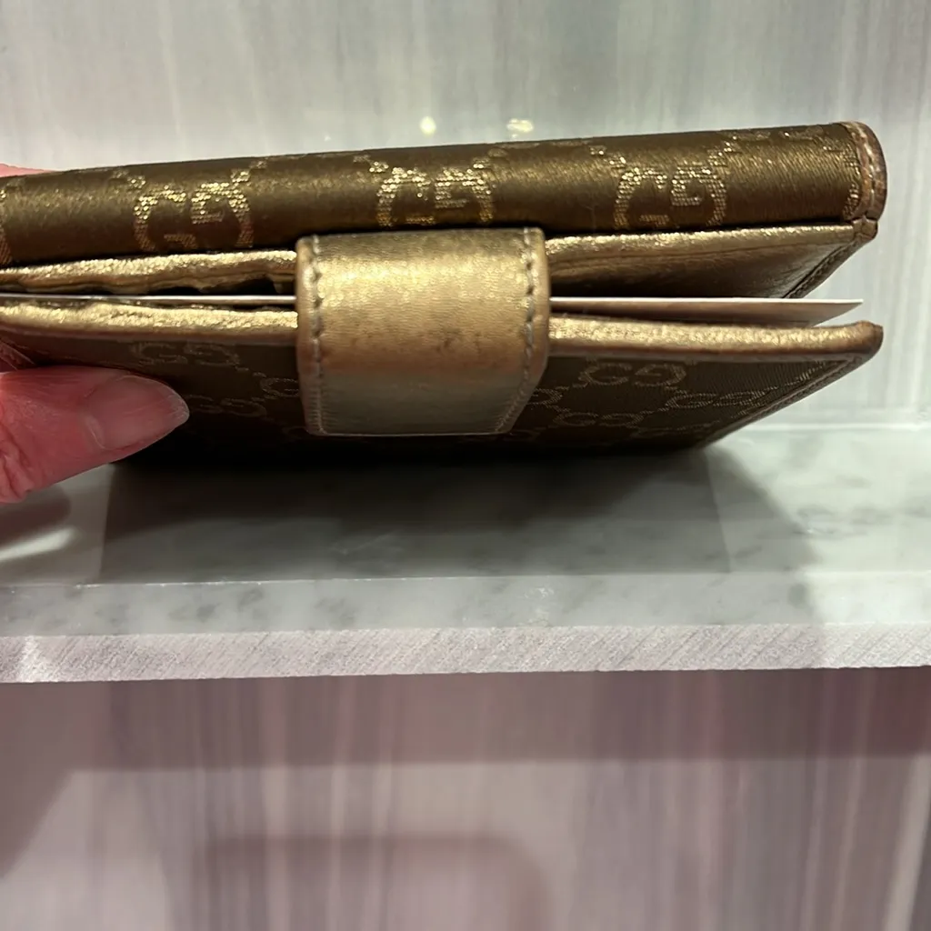 Gucci Princy Gold Snap‎ Wallet EUC - Image 3