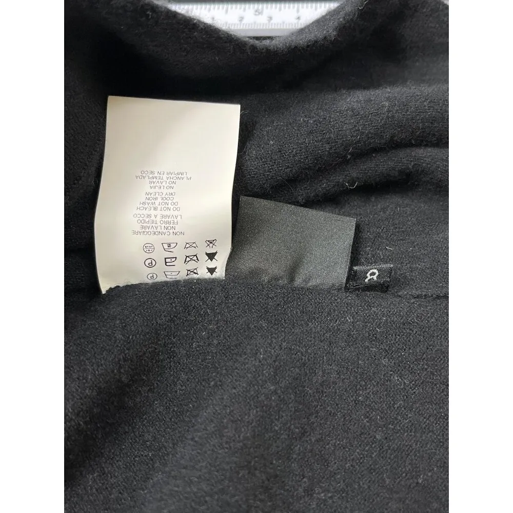 Versace Womens Black V Neck Long Sleeve Sweater Size 42 SKU 7360 - Image 11