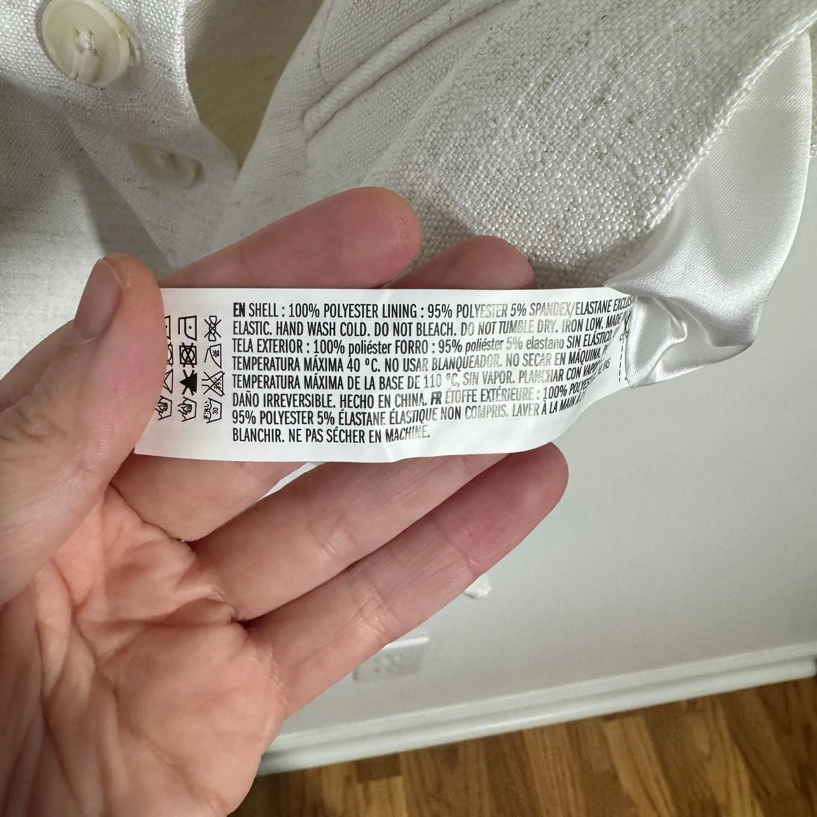 Endless Rose Button Up Tube Top Women M White Old Money Minimal Quite Luxury NWT - Image 4