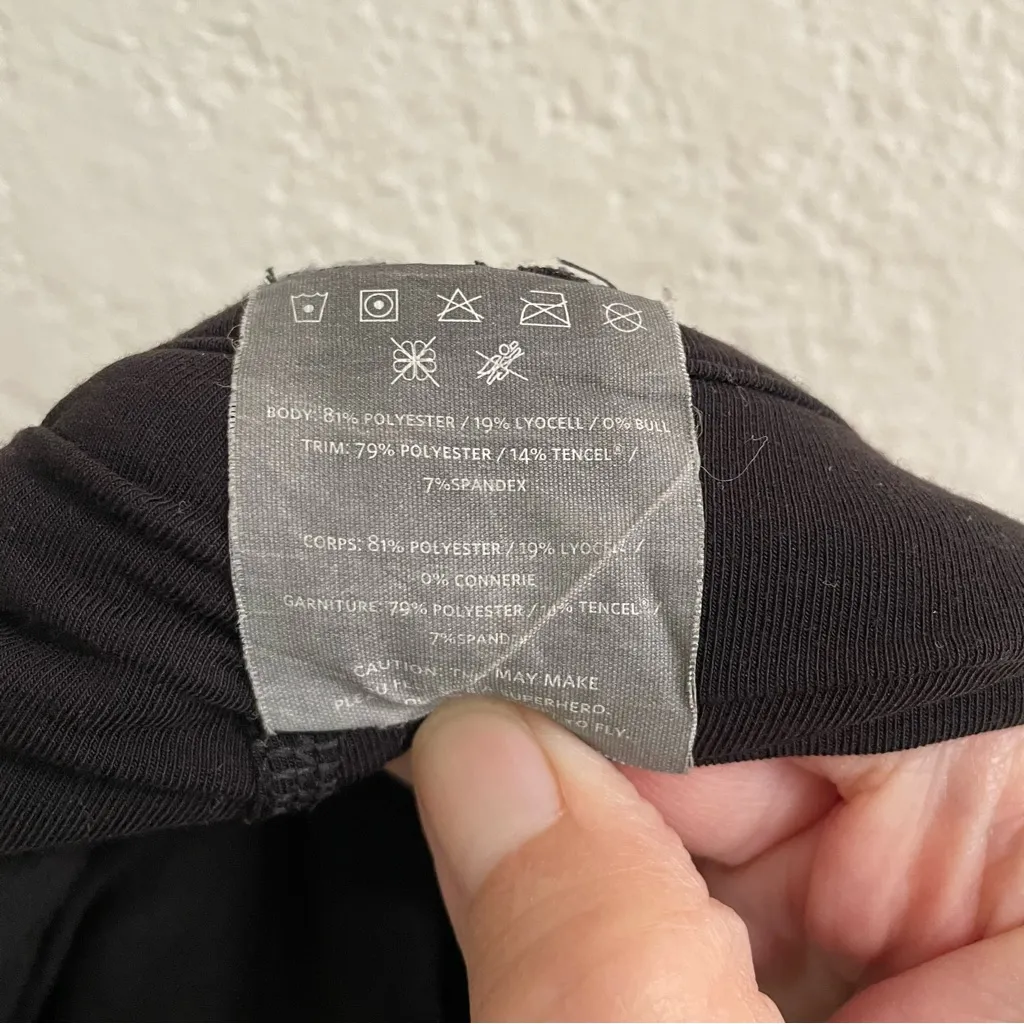 Nobull Performance Hoodie Women’s L Black Drawstring Fleece Lined - Image 6