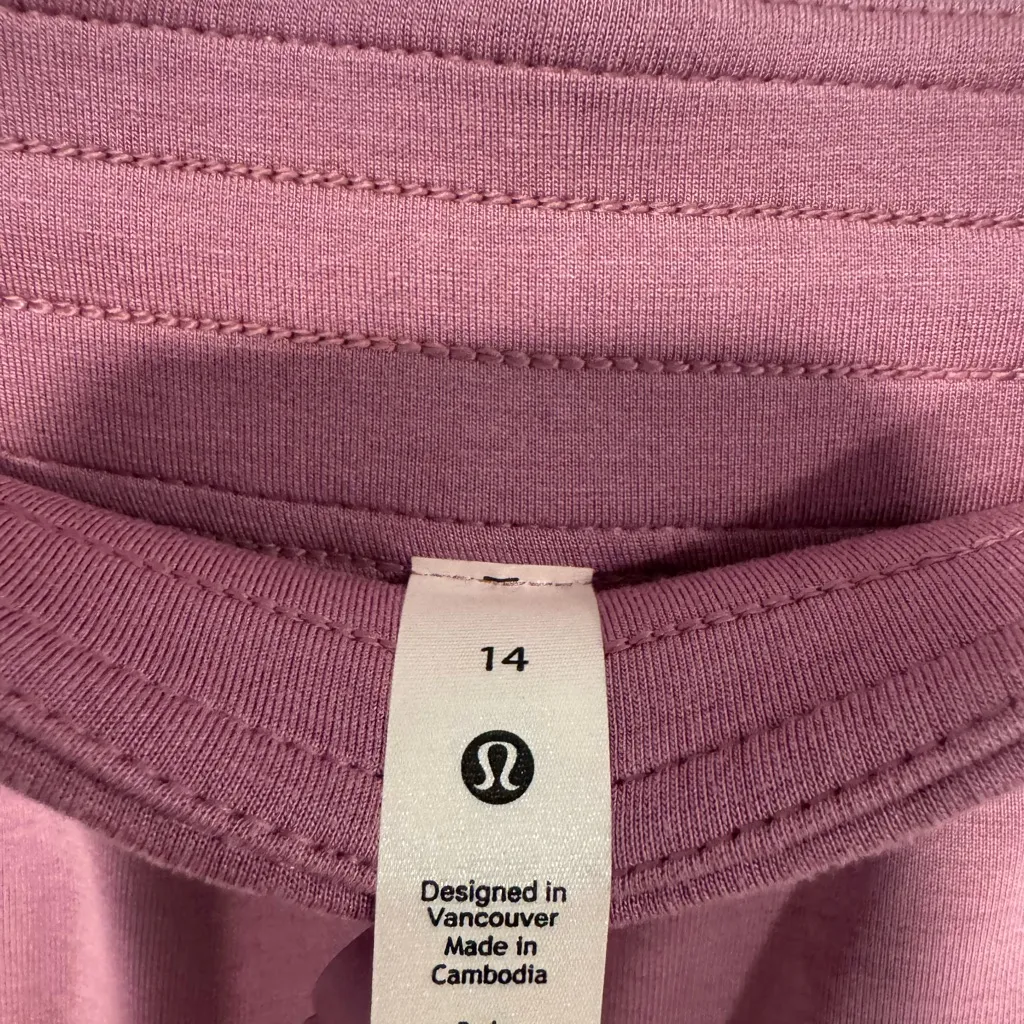Purple lululemon crop softstreme pants - Image 2