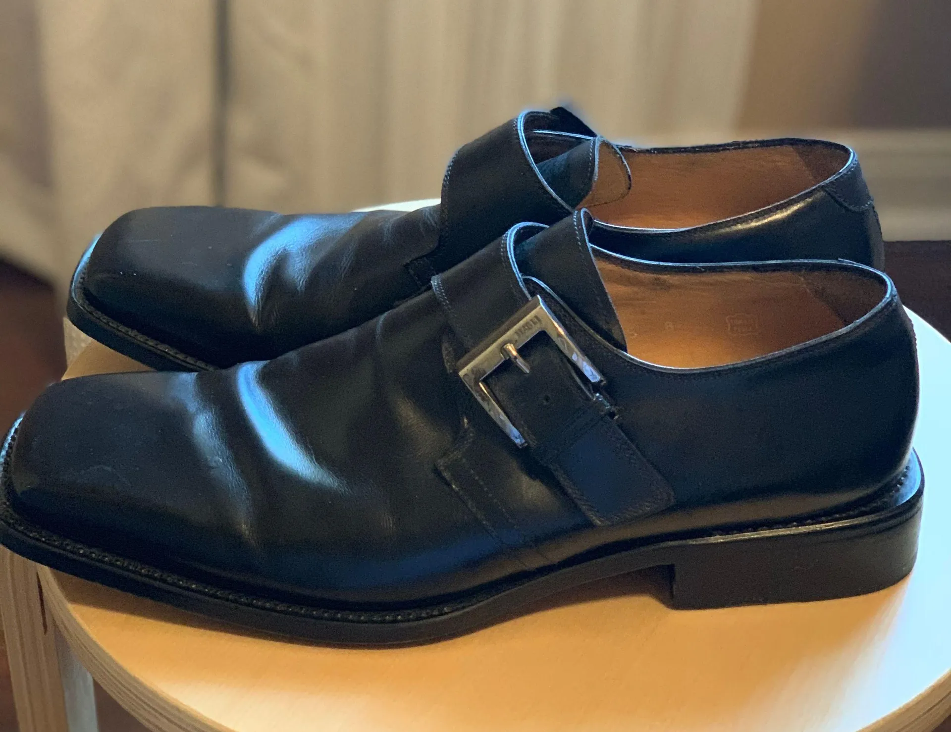 Bruno Magli Black leather dress shoes Size 8 - Image 2