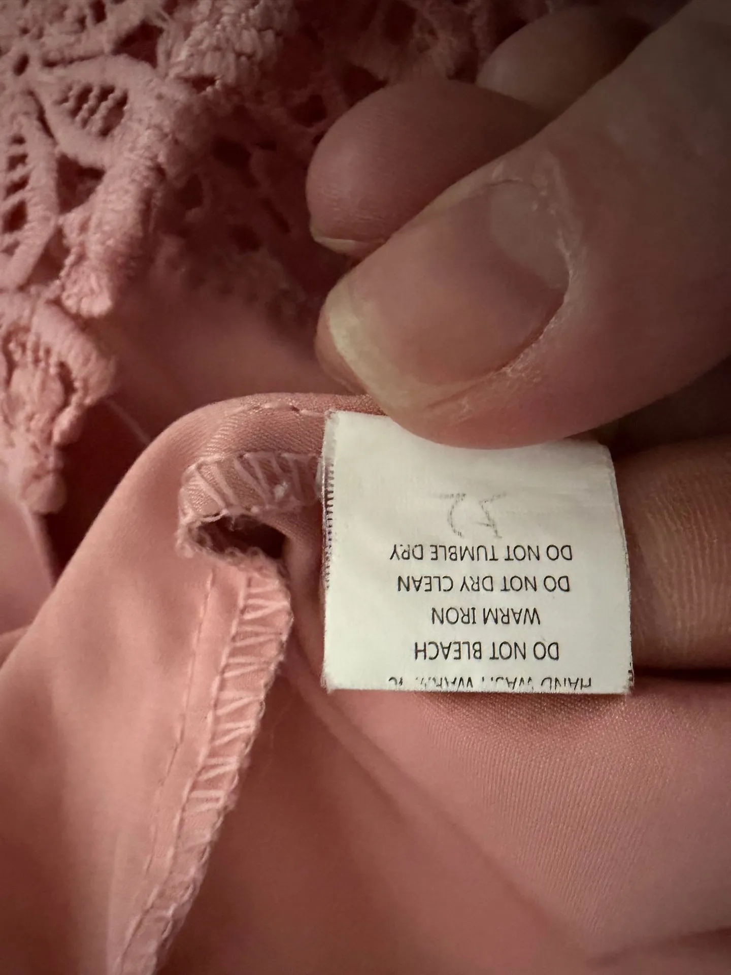 Bridal/ Bridesmaid Satin Pink Lace Crochet Floral Detail Robe OS. - Image 9