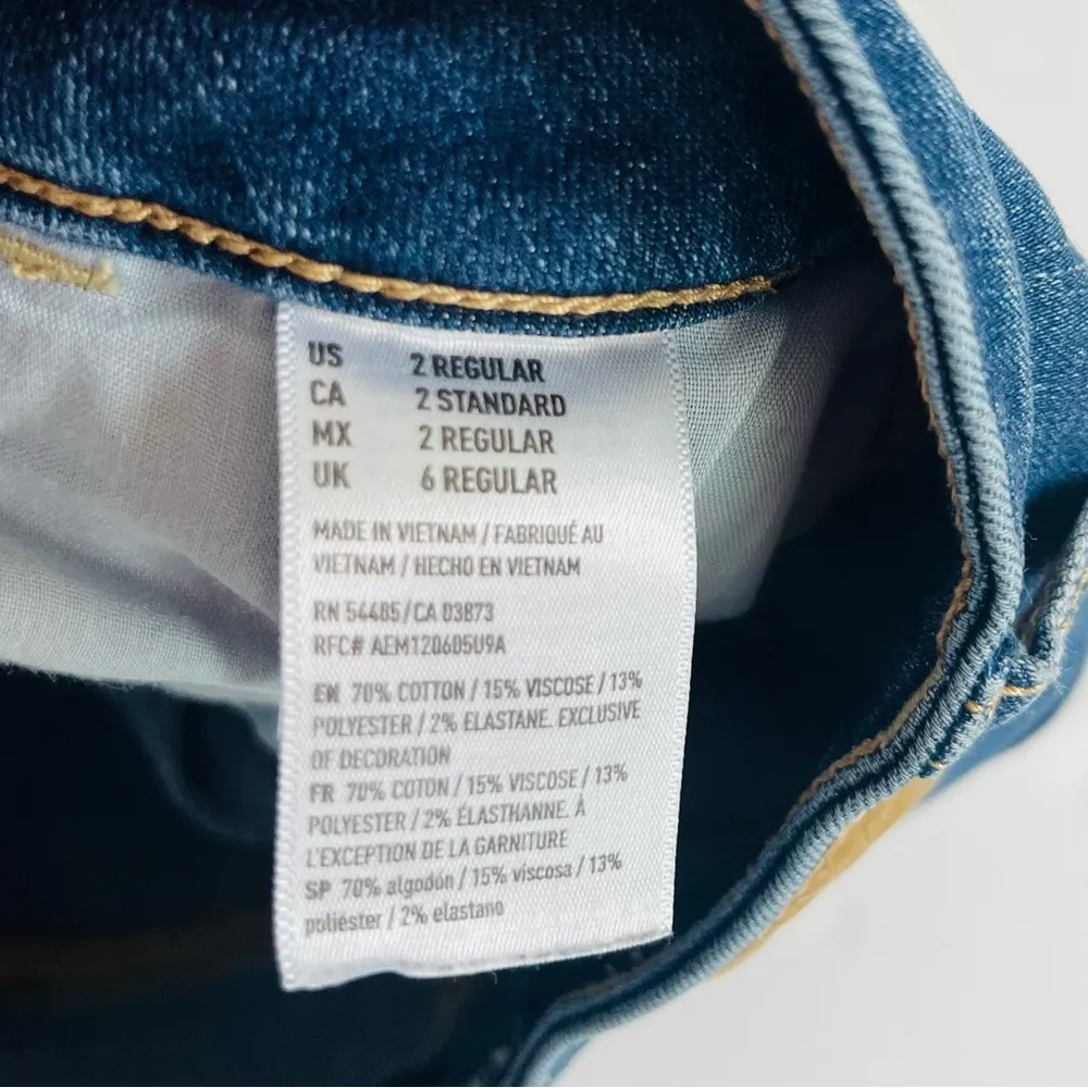 American Eagle Super Stretch Super Hi-Rise Jeggings Skinny Jeans Size 2 - Image 6