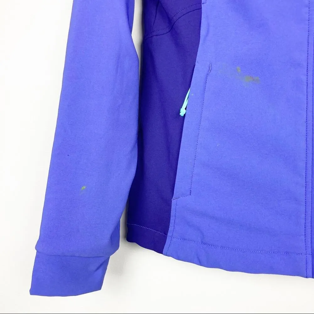 The North Face Purple Windwall Jacket Fuzzy Inside - Image 3