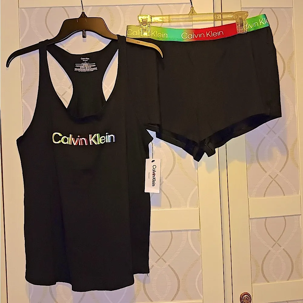 | Pajamas Sleepwear Loungewear Set Rainbow 🌈 Pride Tank & Shorts - Image 2