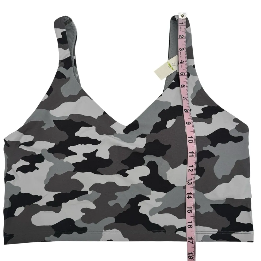 Aerie Offline Real Me Women Camouflage Print Padded Sport Bra Size XXL - Image 3