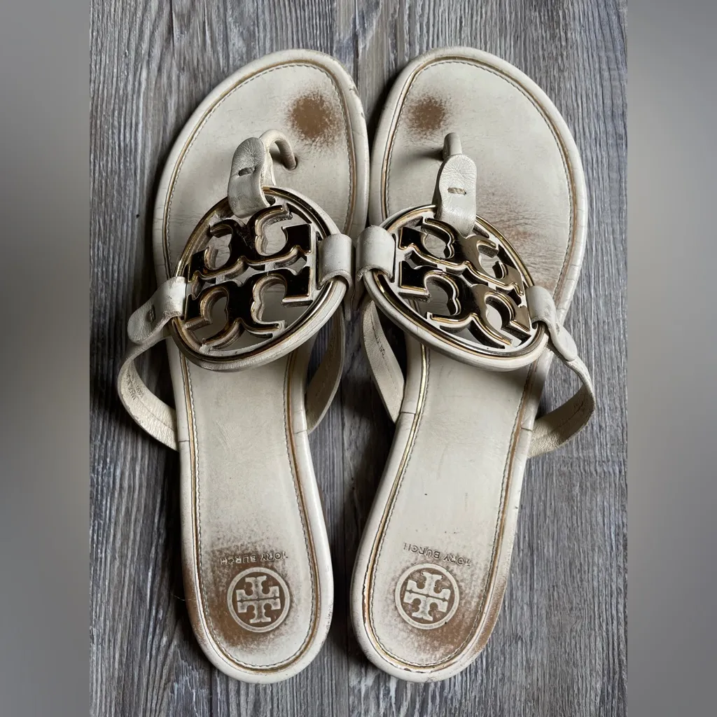 Tory Burch Women's Beige Sandals - Image 2