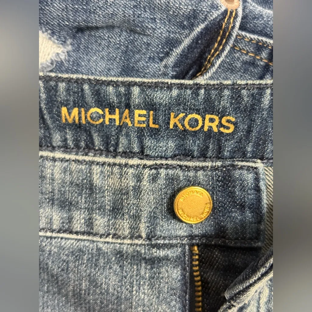 Michael Kors Classic Blue Jean Shorts - Image 6