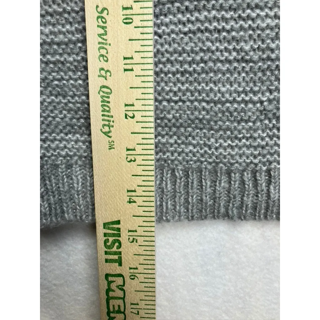 GARAGE Fall Grey Mix Cassidy Cropped Knit Sweater P S New Cozy New - Image 6