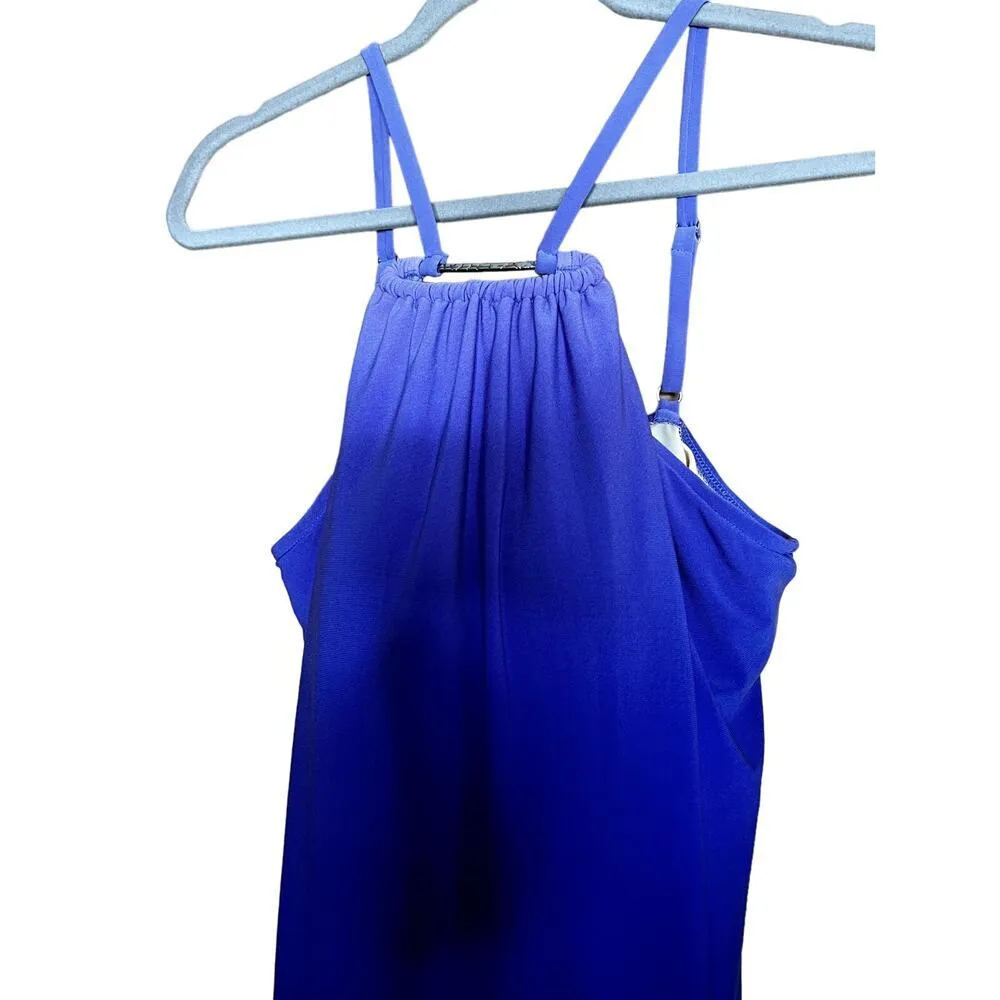 Magicsuit by Miraclesuit women's size 10 purple ombre tankini top only new - Image 3