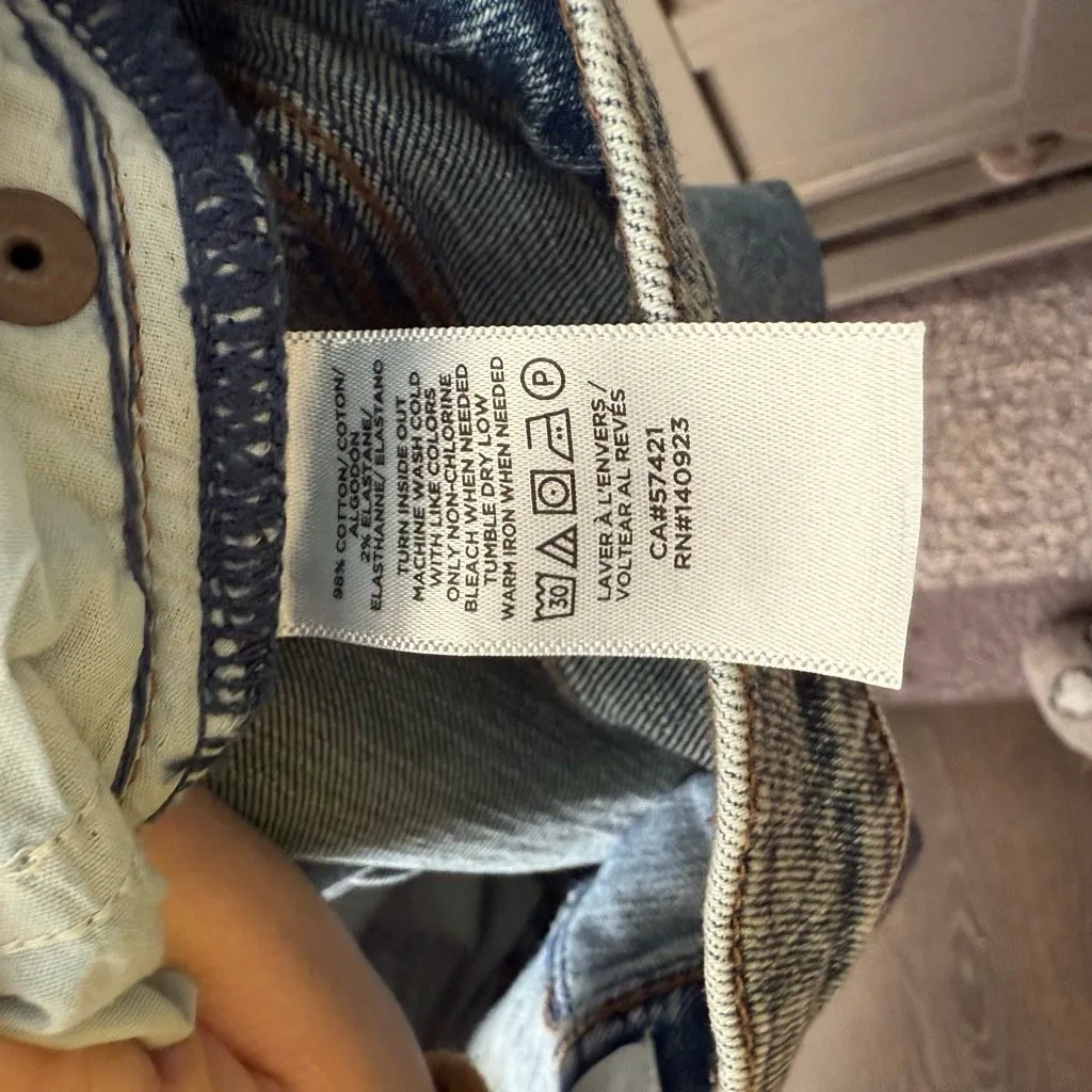 Loft Outlet Women’s 30 Jeans Raw Hem Straight - Image 5