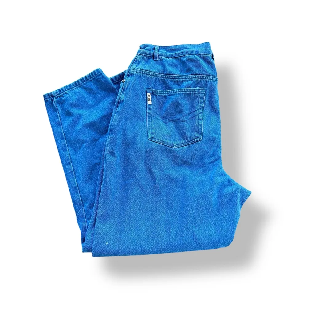 Classic Blue Denim Jeans 1980’s 1990’s Size undefined - Image 3