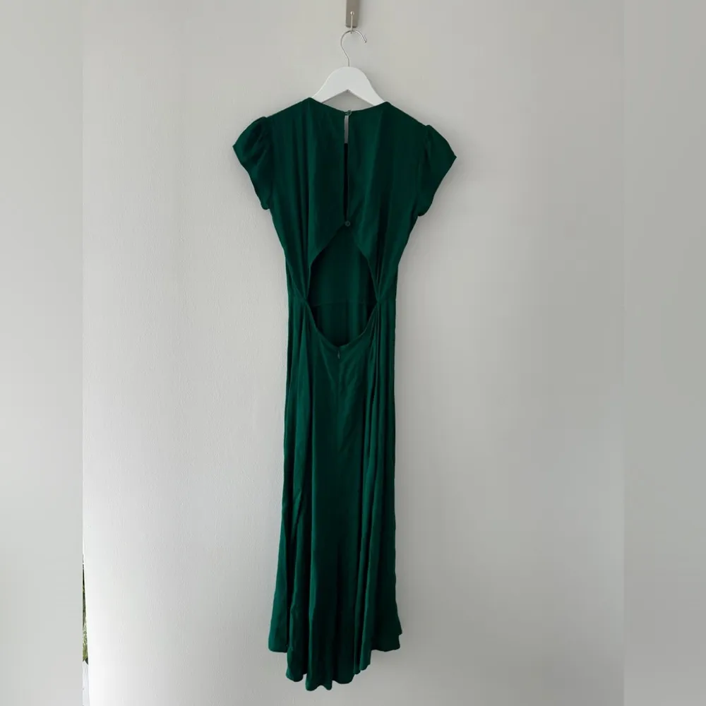 REFORMATION Gavin Emerald Green Midi Dress 0 - Image 12